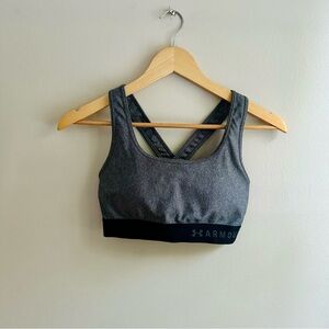 Under Armor Crossback Compression Sports Bra, Medium